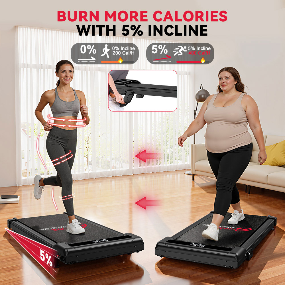 Rattrix Z3 Black Manual Incline Treadmill Image 3