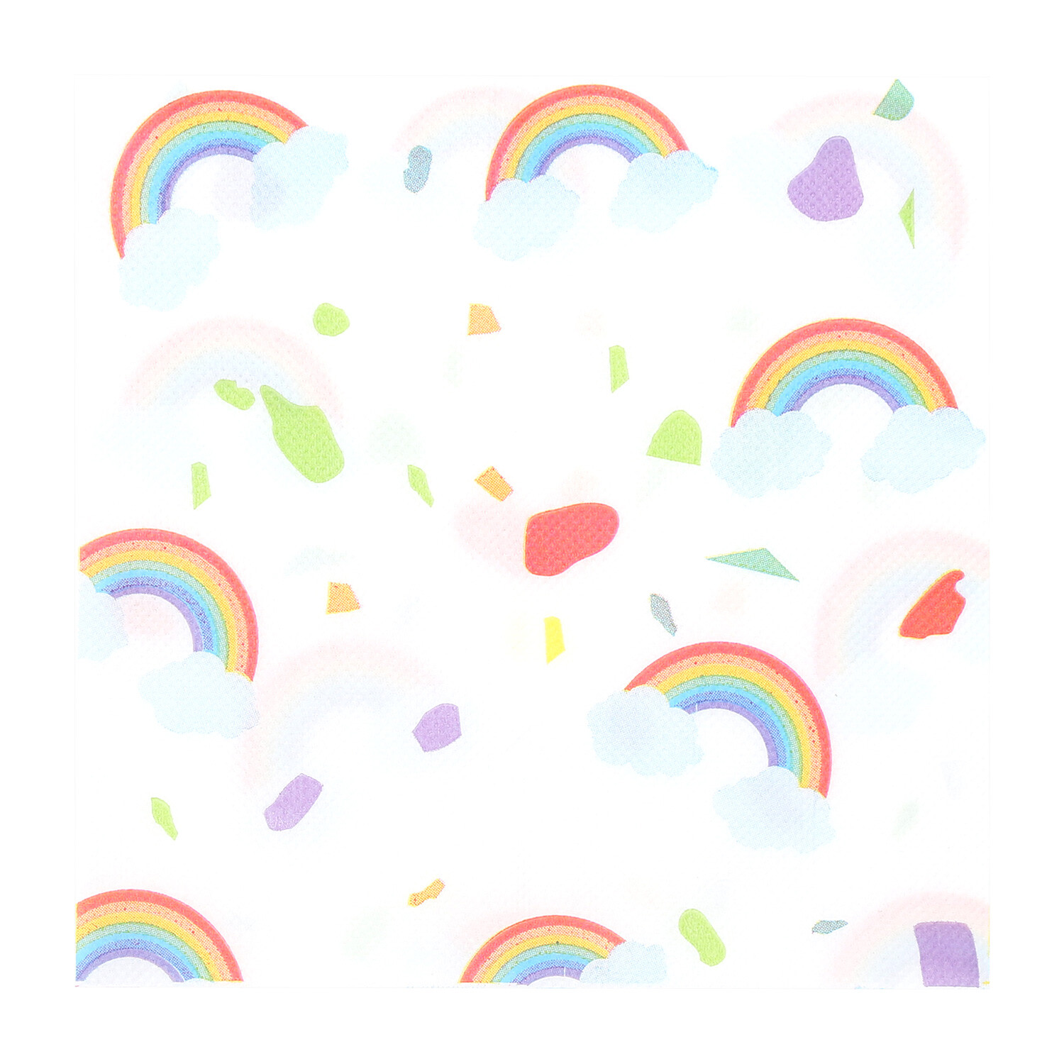 Rainbow Napkin 16 Pack Image 1