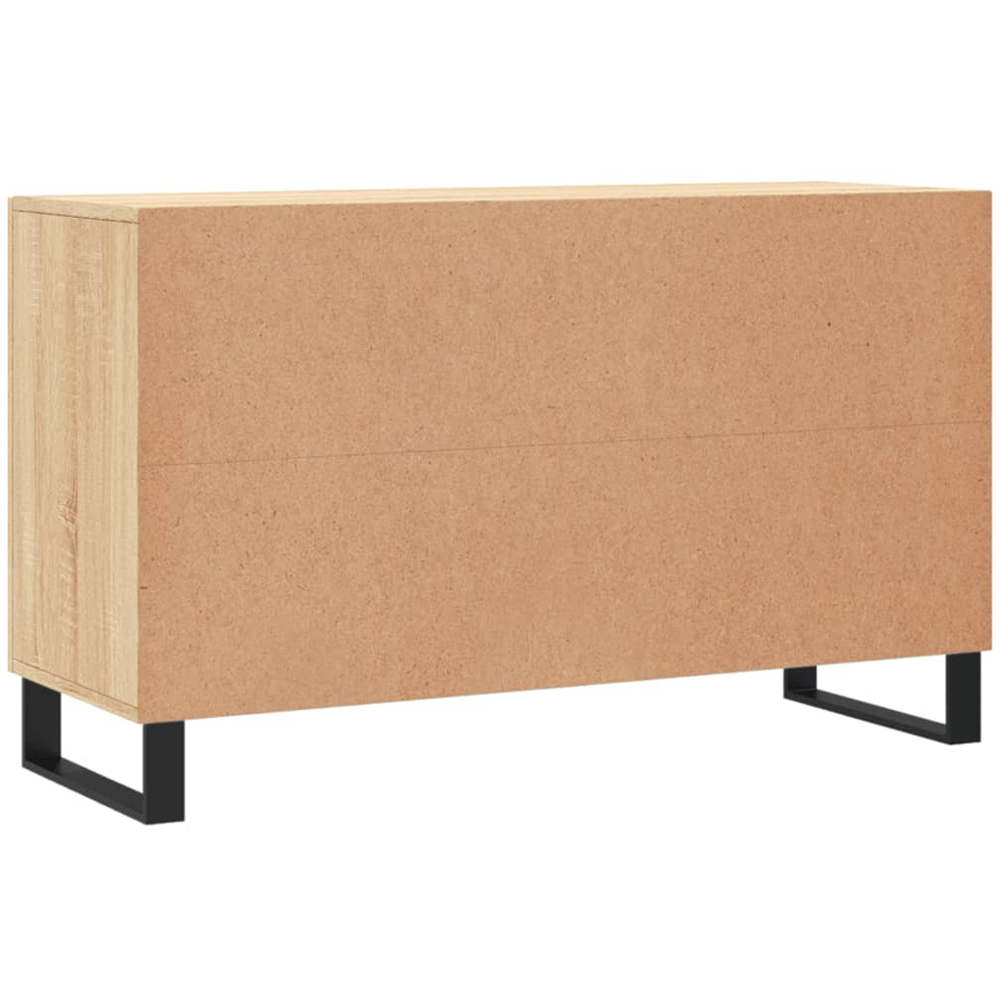 vidaXL 2 Door 2 Drawer Sonoma Oak Sideboard Image 8