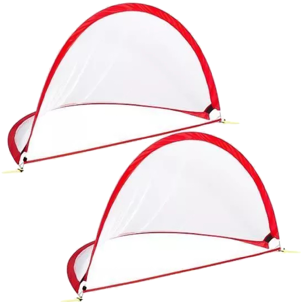 Gr8 Fitness 6ft Portable Pop Up Football Net 2 Pack Image 1