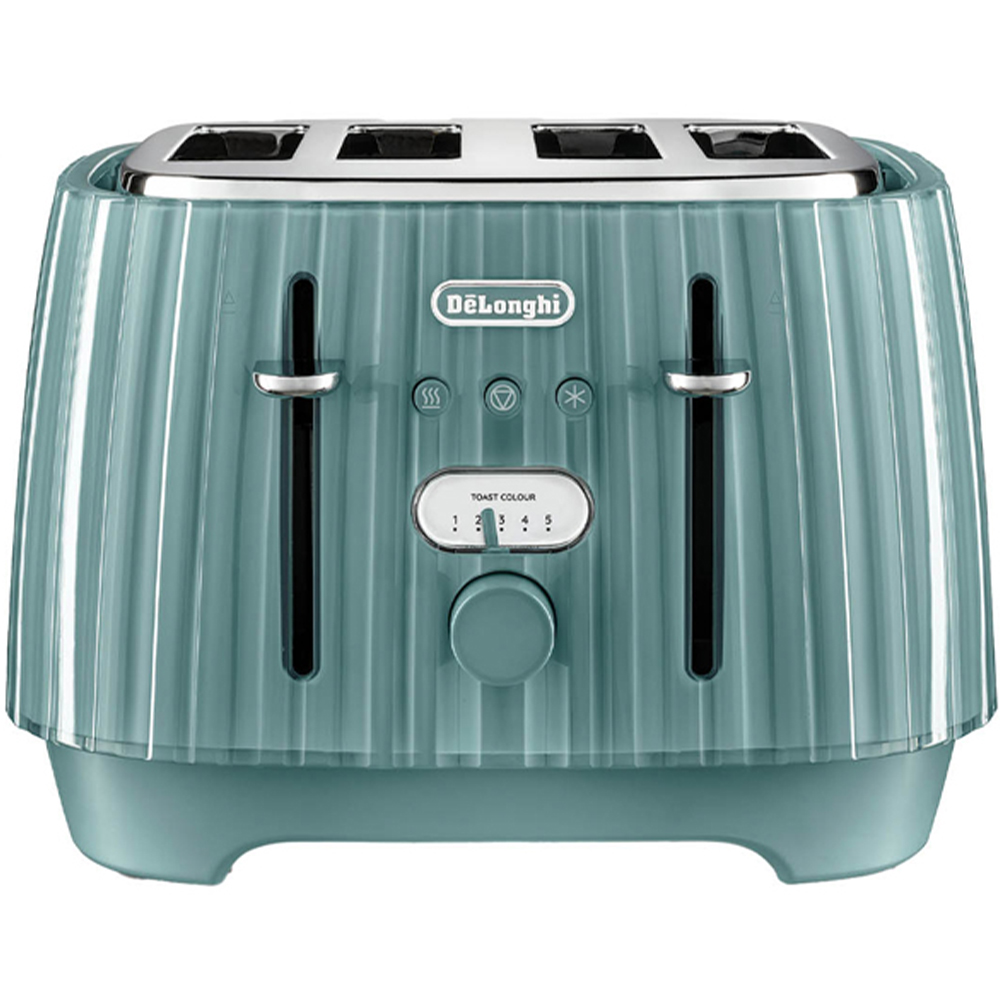 De'Longhi DLPK8 Ballerina Green 1.7L Kettle with 4 Slice Toaster Image 3