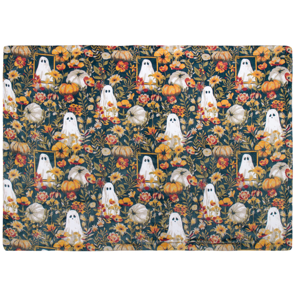 Furn Botanical Black Sherpa Fleece Throw 130 x 180cm Image 4