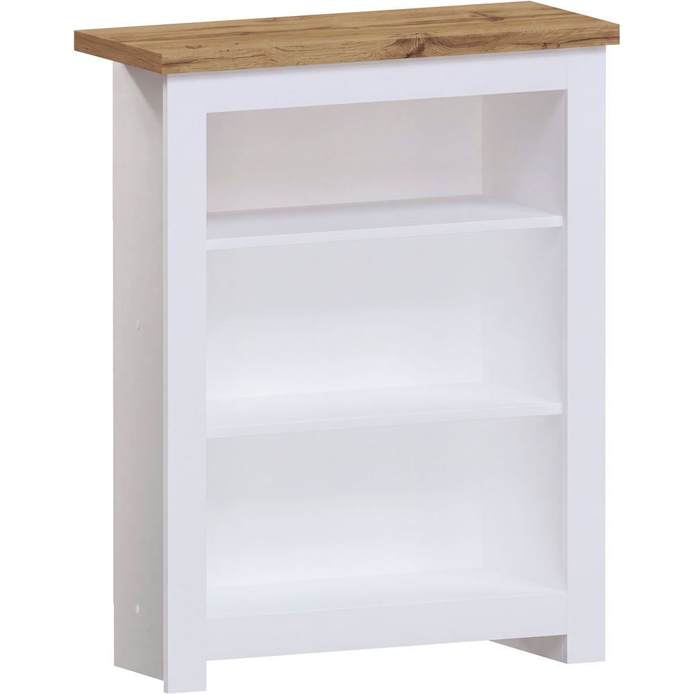 VIDA DESIGNS Arlington 3 Shelf White Bookcase Image 2