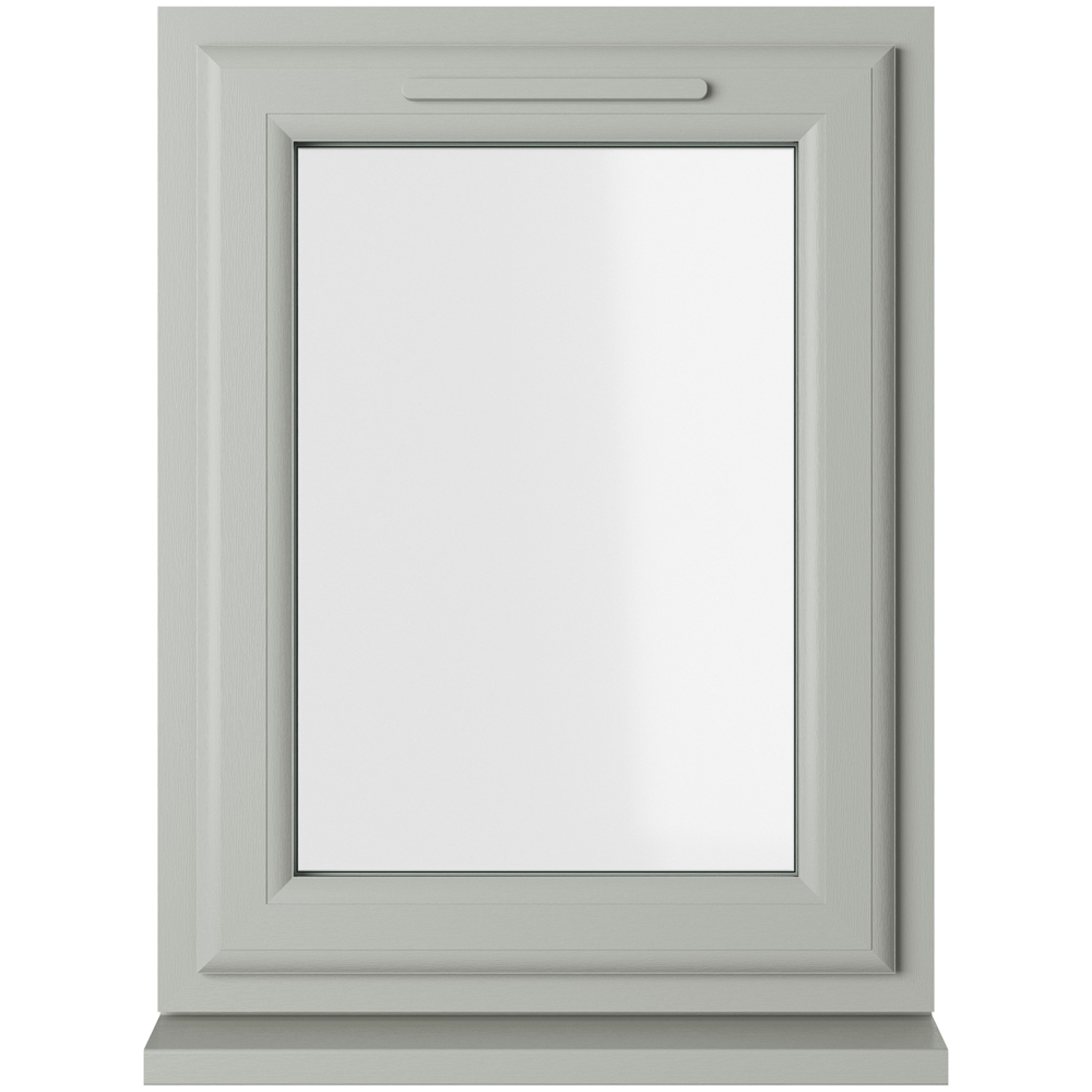 Crystal Agate and White LH Side Hung Clear Double Glazed Window 610 x 820mm Image 1