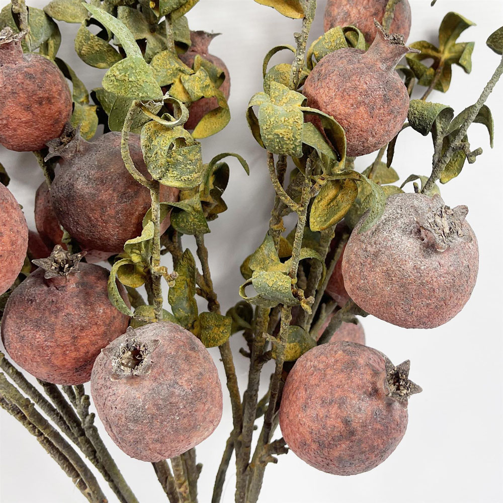 Leaf Pomegranate Artificial Stem 75cm 6 Pack Image 4
