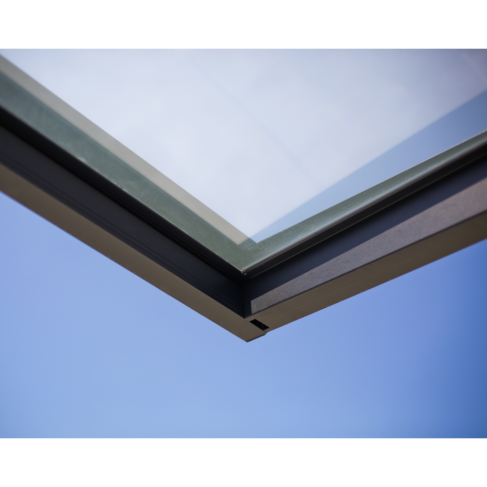Palram Canopia Sophia 1600 Grey Clear Door Canopy 1.5 x 0.9m Image 3