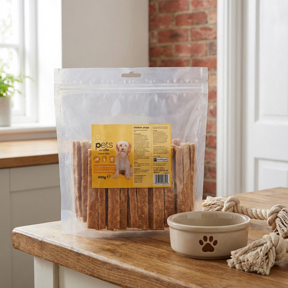 Wilko Value Pack Chicken Strips Dog Treats 400g Image 6