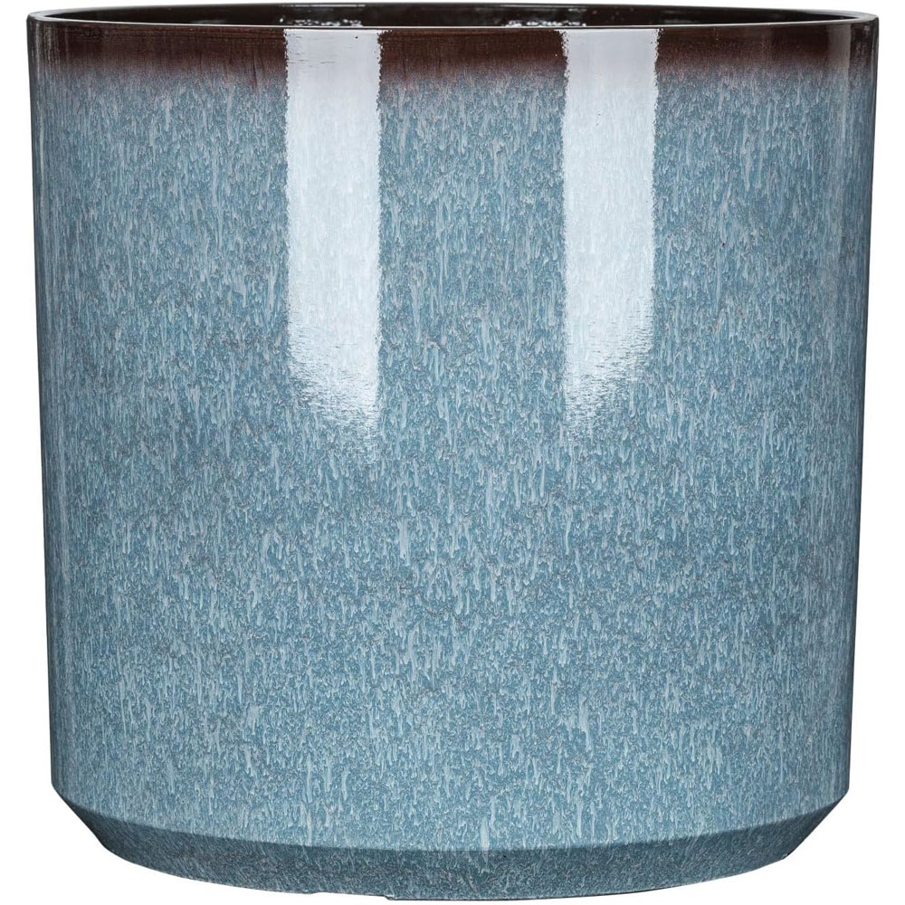Garden Gear Glazed Small Cylinder Planter Image 1