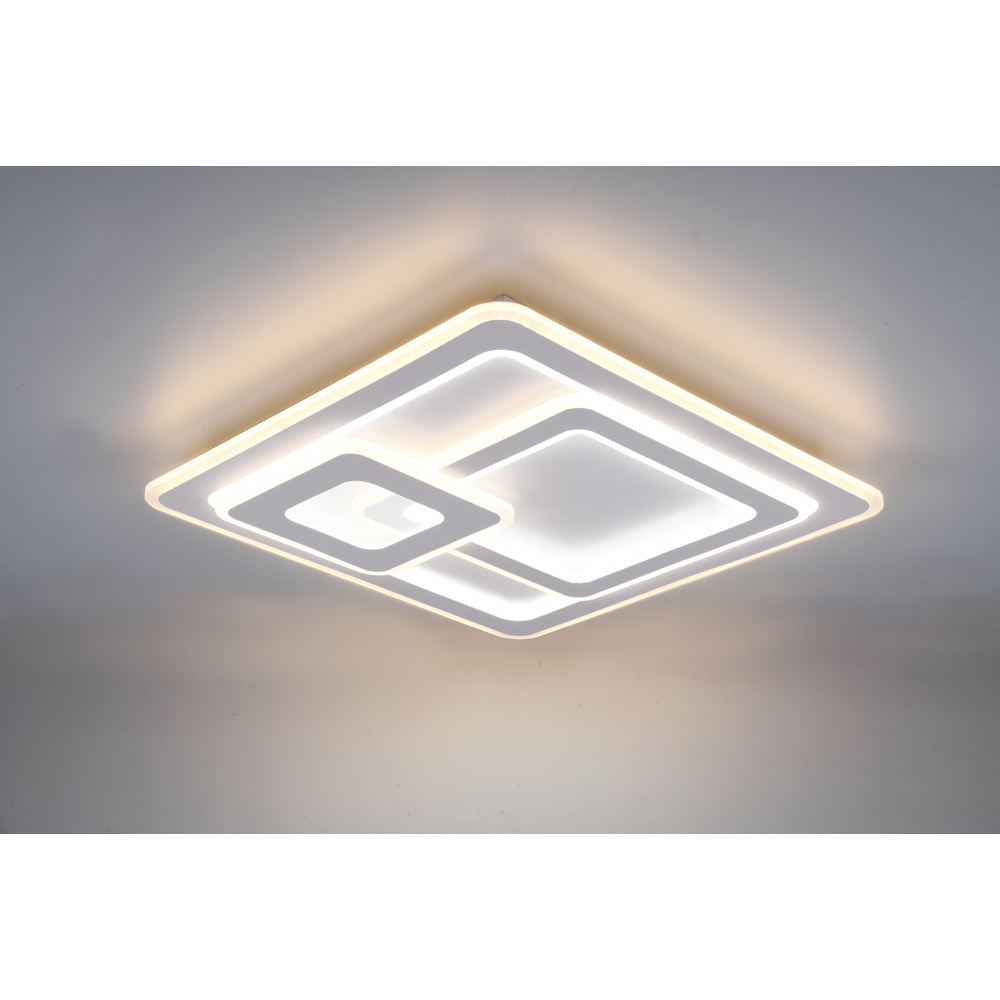TRIO Mita Matt White LED Ceiling Light Image 2