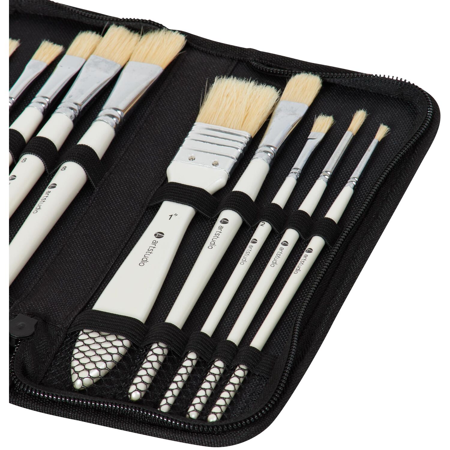 Art Studio Premium Oil Brush Set with Carry Case Image 3