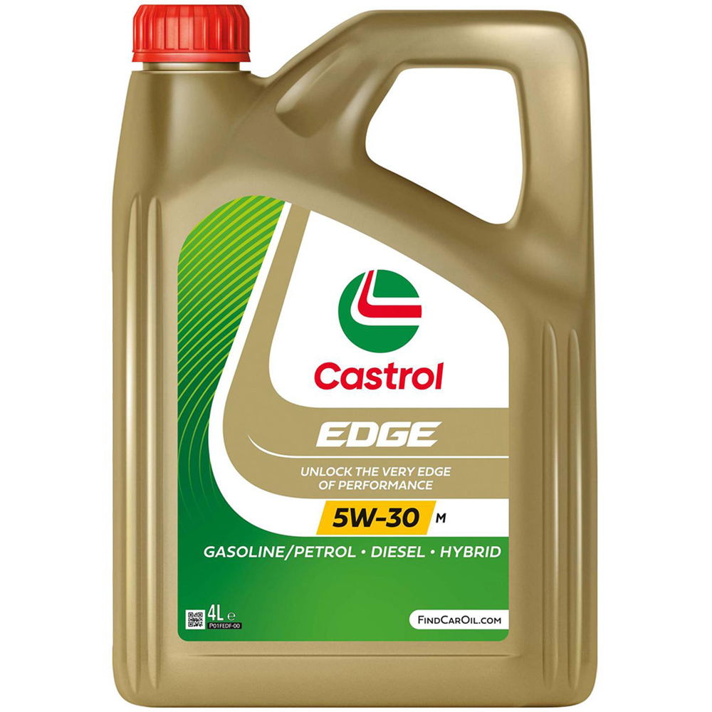 Castrol Edge 5W-30 M Fully Synthetic Car Engine Oil with Fluid Titanium 4L Image 1