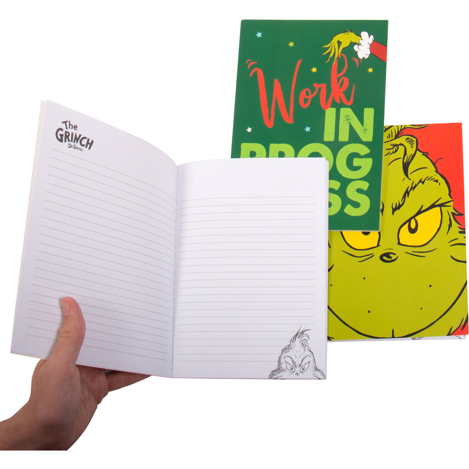 Pack of Three The Grinch Notebooks Image 3