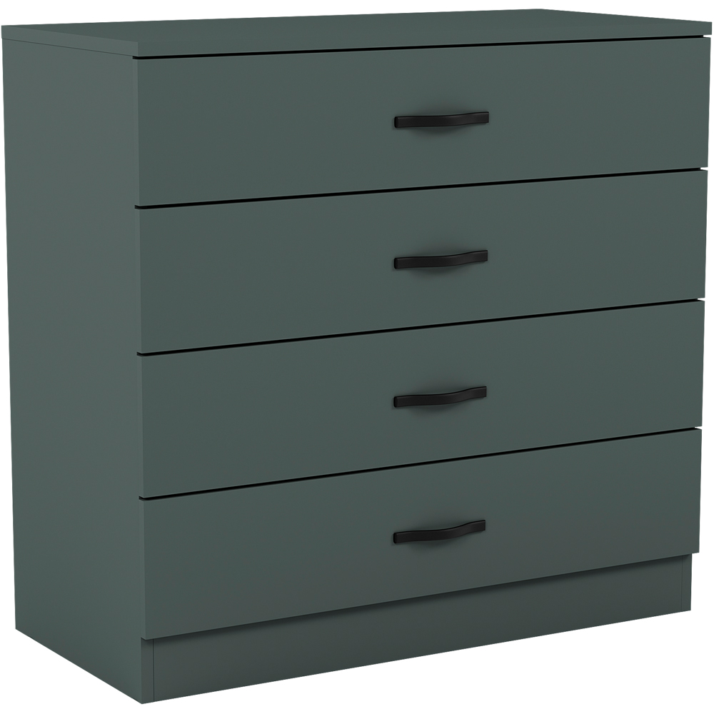 VIDA DESIGNS Riano 4 Drawer Jasper Green Chest of Drawers Image 2