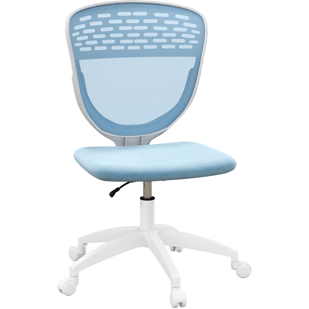 Portland Blue Mesh Office Chair Image 2