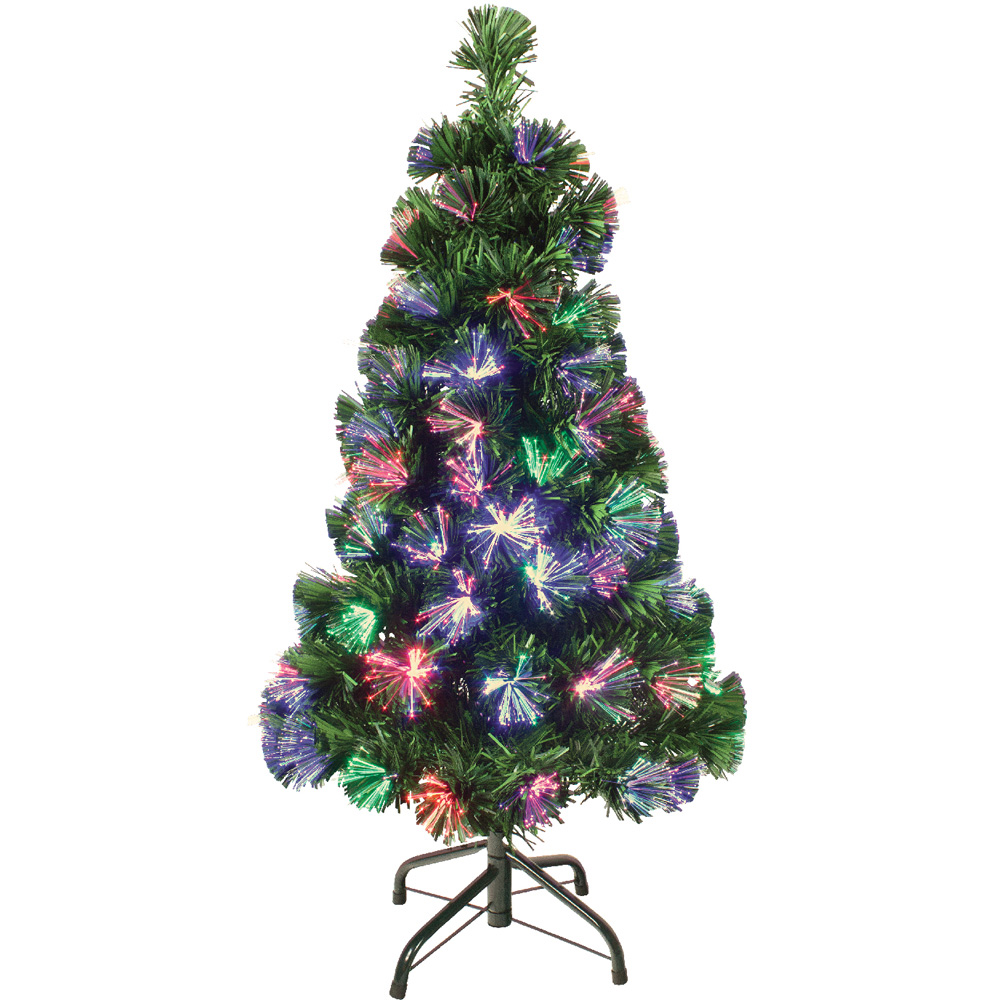 The Christmas Workshop Green Fibre Optic Christmas Tree 5ft Image 1
