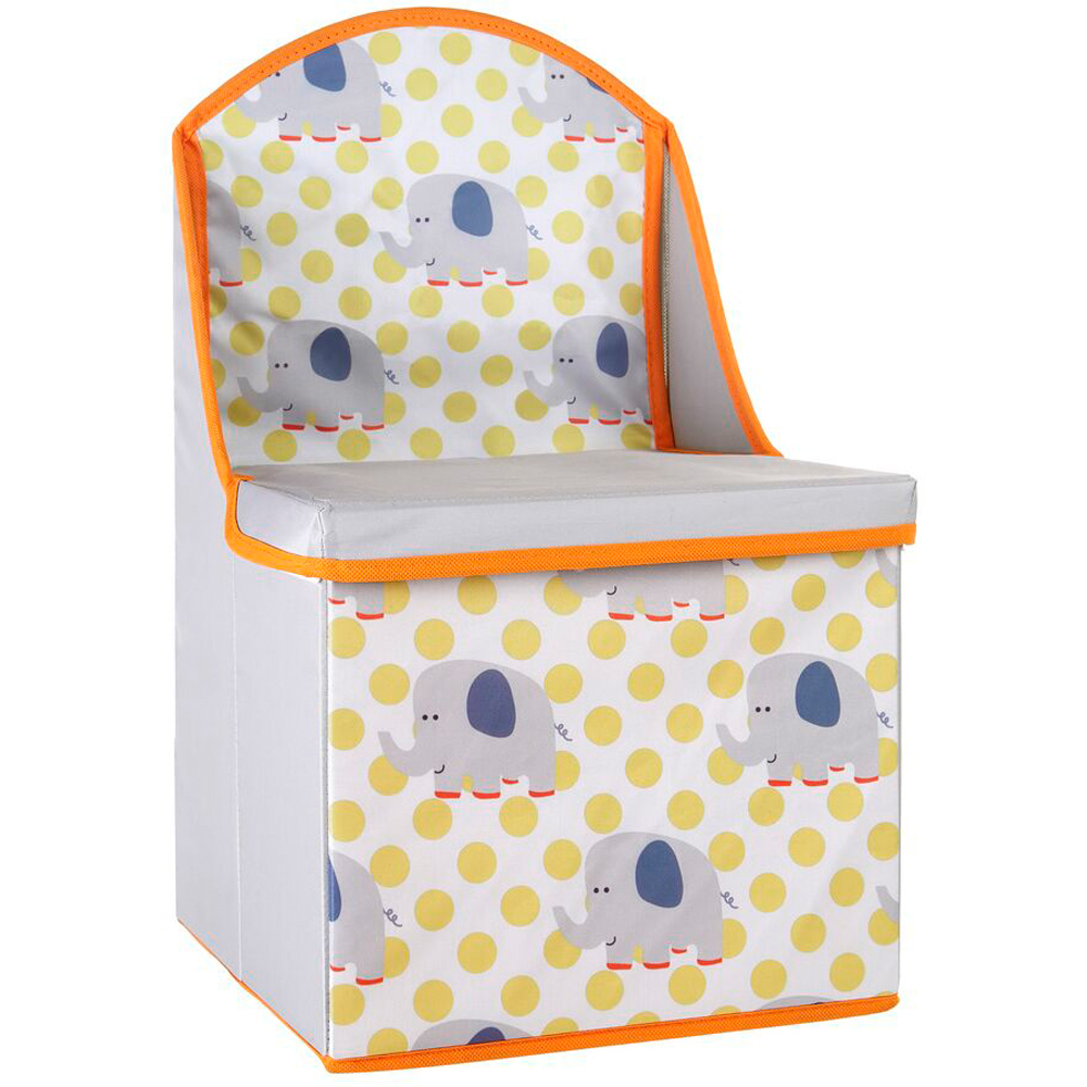 Premier Housewares Children Elephant Design Kids Storage Seat Image 2
