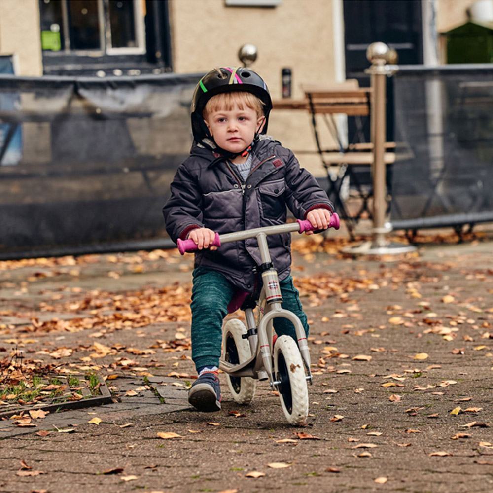Ride-Ezy Go Pink Silver 2 Wheel Balance Bike Image 5