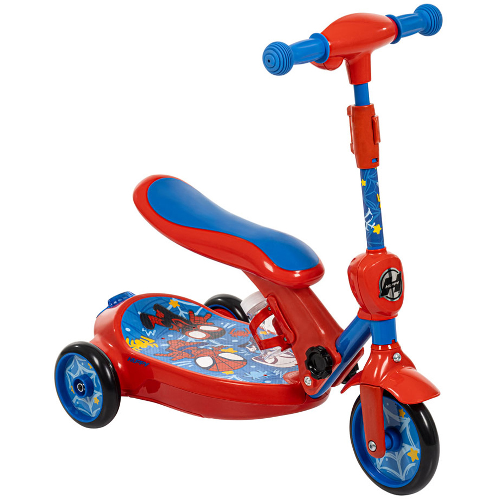 Huffy Marvel Comics 18064W Kids Red Spidey and His Amazing Friends Bubble Electric Scooter 6V Image 2