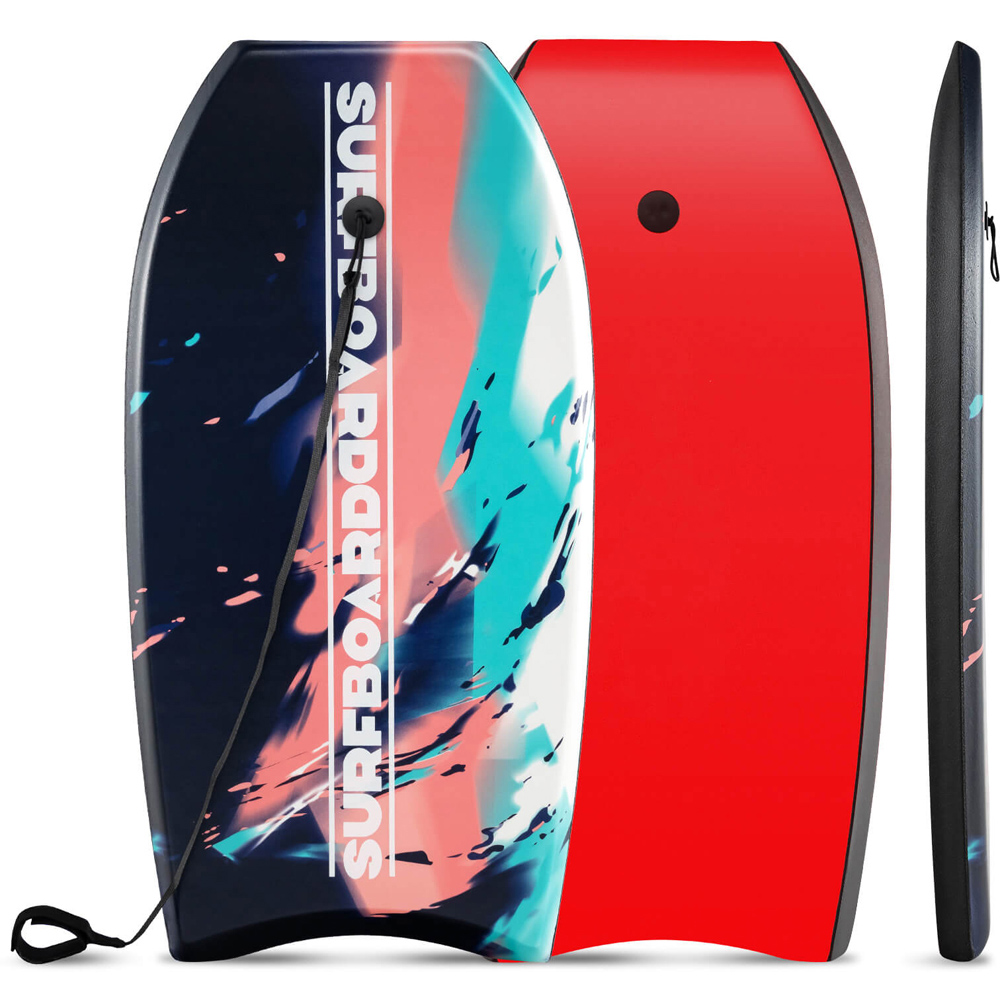 Costway Small Lightweight Body Board with Wrist Leash Image 3