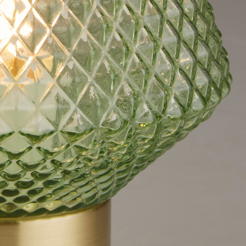 Lighting Collection Bach Green Table Lamp Image 4