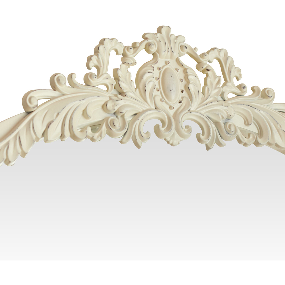 Ivory Valentina Ornate Mirror 75x183cm Image 4