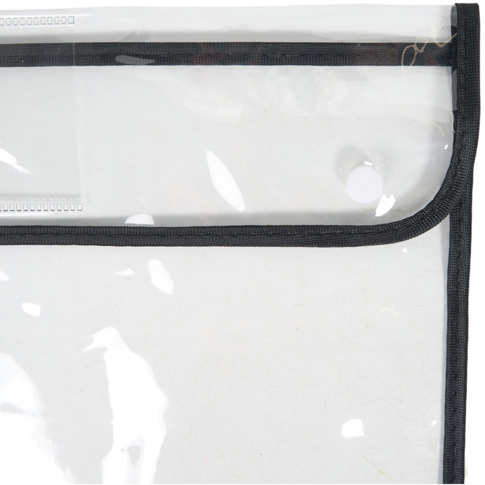 PVC Document Bag With Sewing Edge Image 3