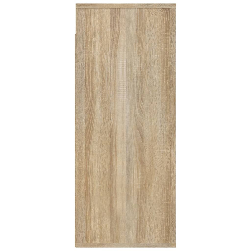 vidaXL 3 Shelf Sonoma Oak Wooden Wall Cabinet Image 4