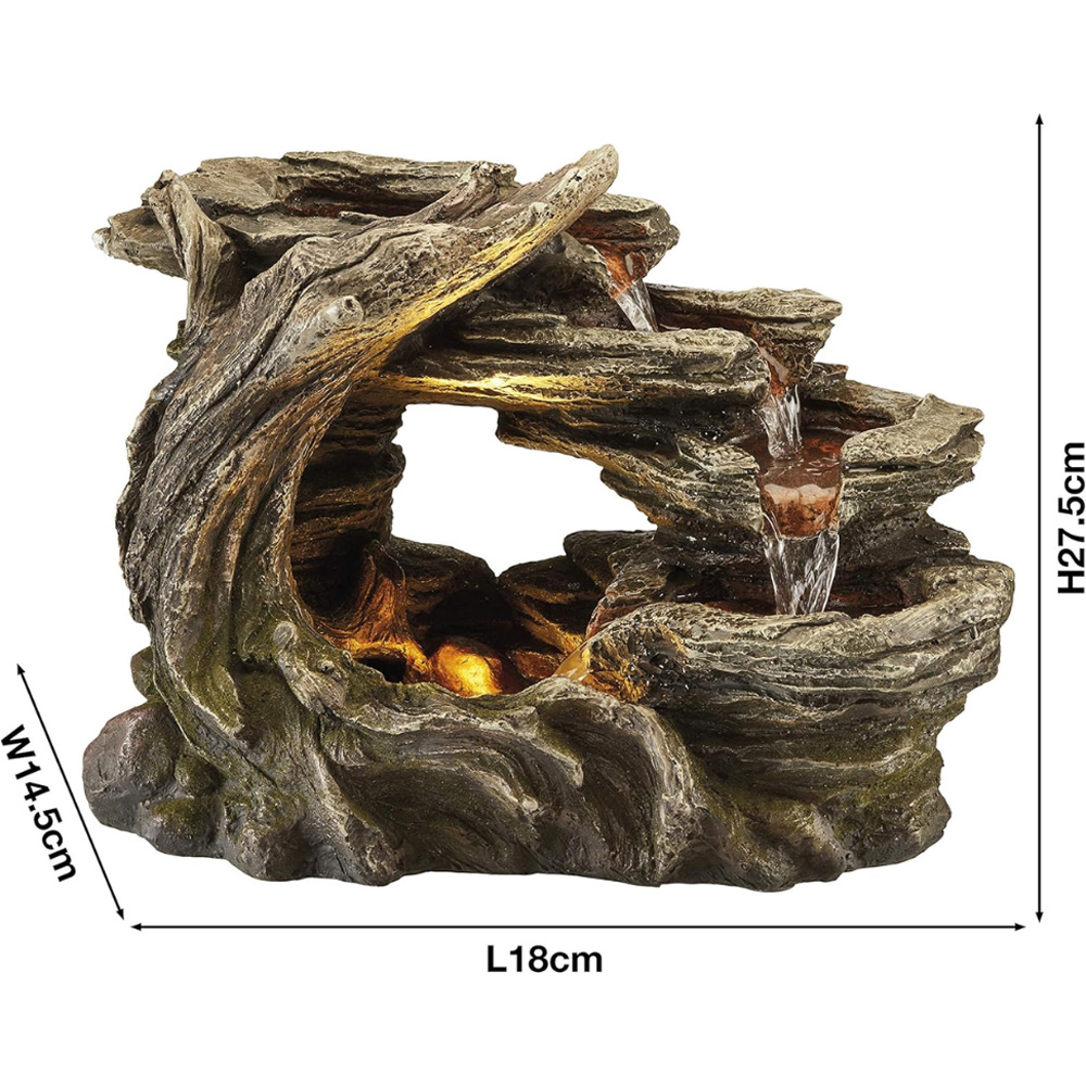Serenity Nature Falls Tabletop Mains Powered Water Feature Image 5