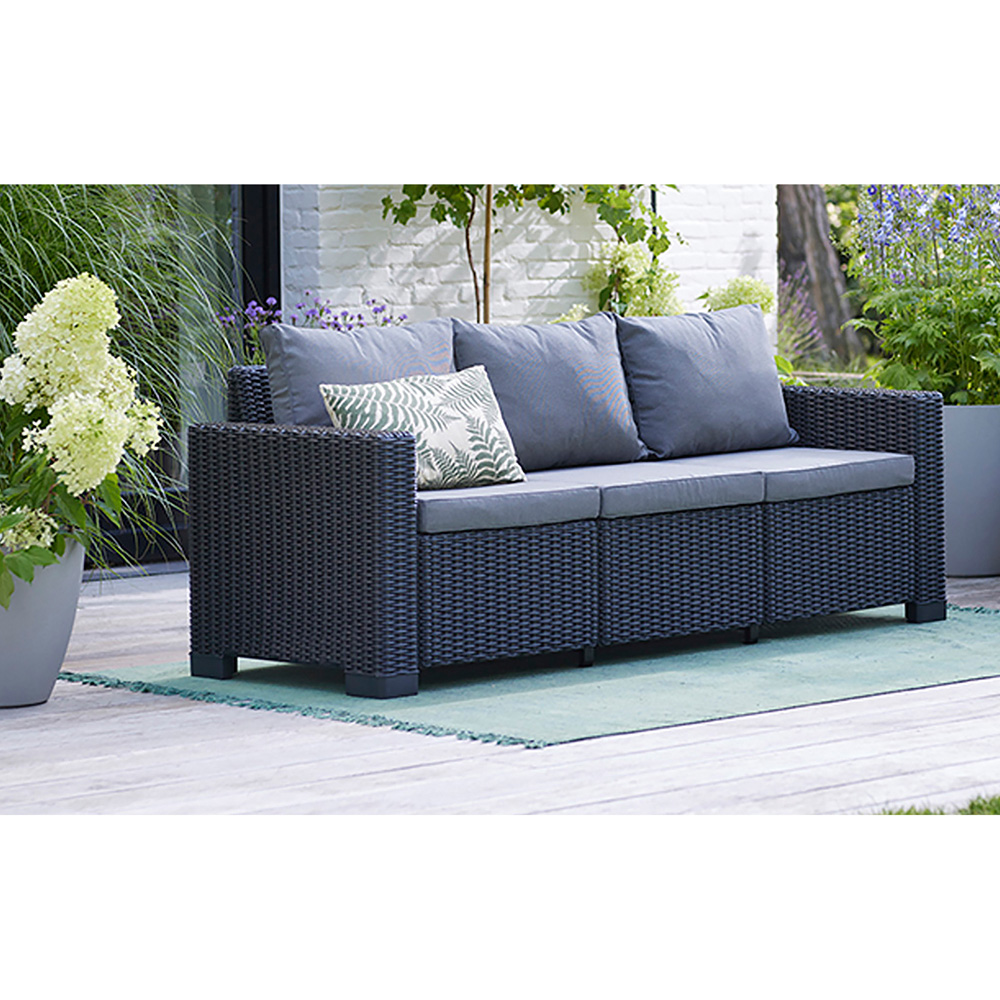 Keter California 9 Seater Garden Corner Lounge Set Image 7