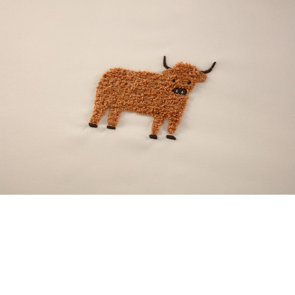 Highland Forest Cows Duvet Set White Superking Image 5