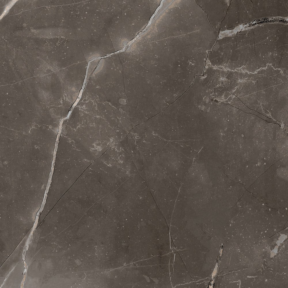 Johnson Tiles Melford Marble Dark Brown Rectified Tile Sample 600 x 600mm Image 2