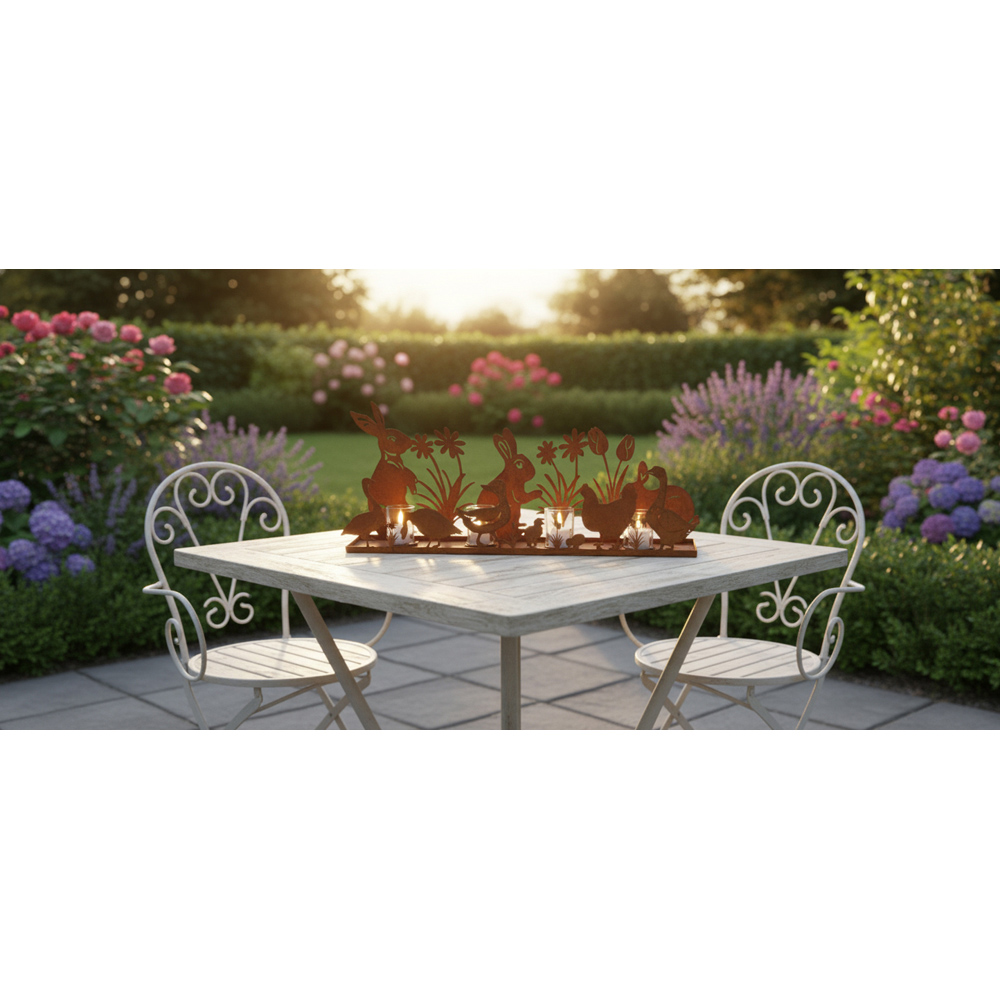 Avilo Bunny Silhouette Tea Light Holder Image 4