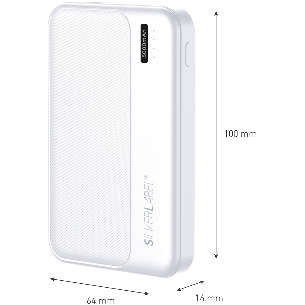 SilverLabel E71022251 White Power Bank 5000mAh Image 7