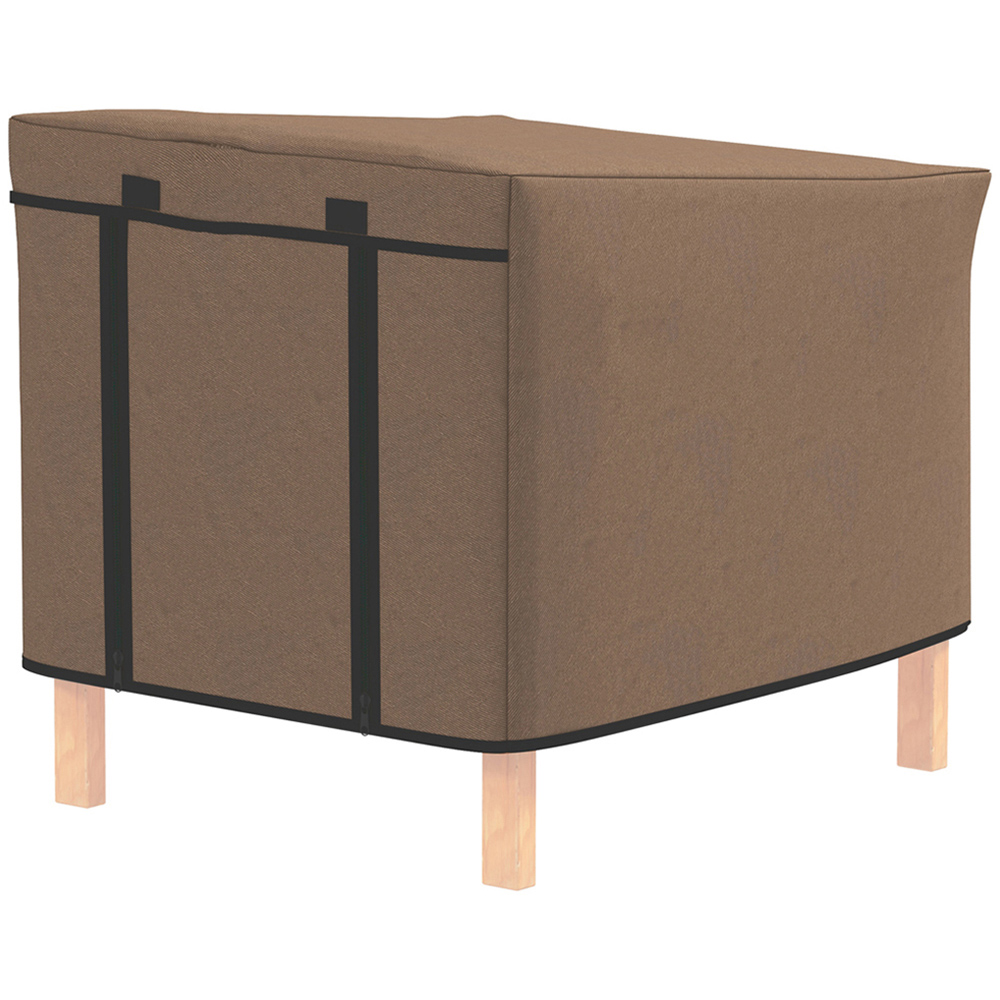 PawHut Brown Small Animal Pet Hutch Image 1