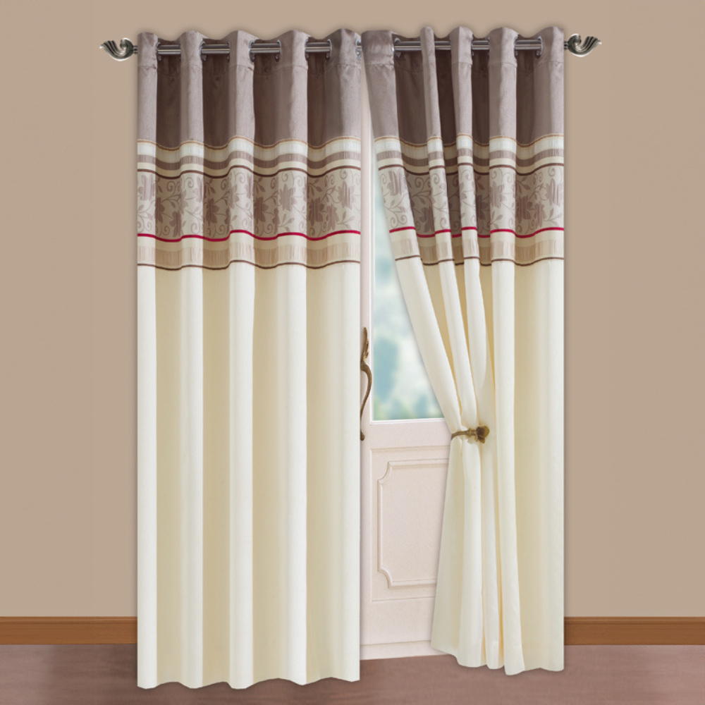 Intimates Macy Grey Ringtop Curtains 168X229cm Image 1