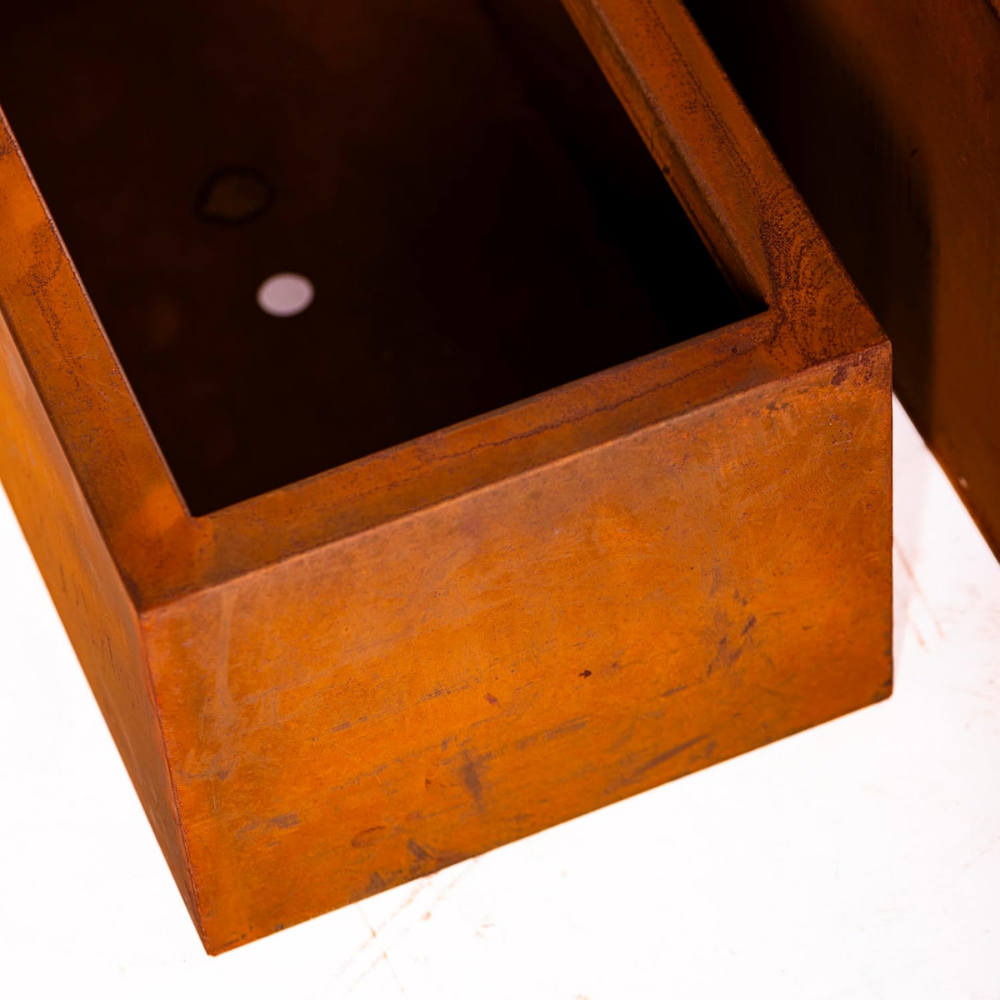 Garden Gear Rust Effect Trough Planter 2 Pack Image 5