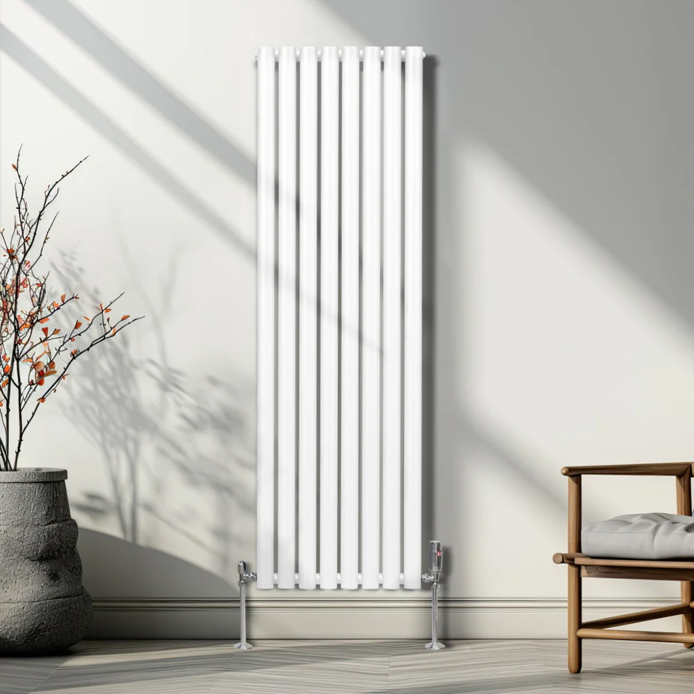 Monster Shop 5593BTU White Oval Column Radiator and Valves 1600 x 480mm Image 5