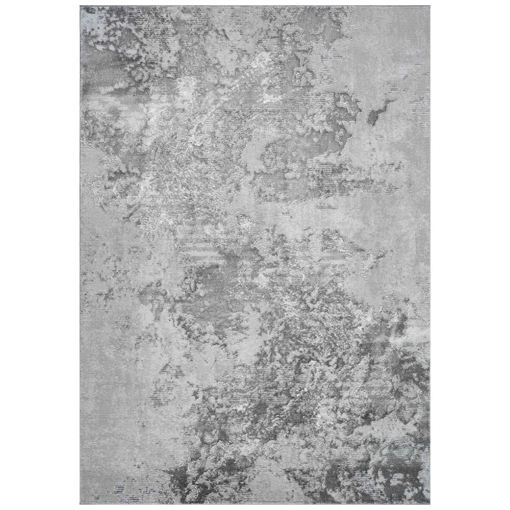 Desire Rugs Serenity Grey Abstract Sprayed Grunge Texture Rug 80 x 150cm Image 1