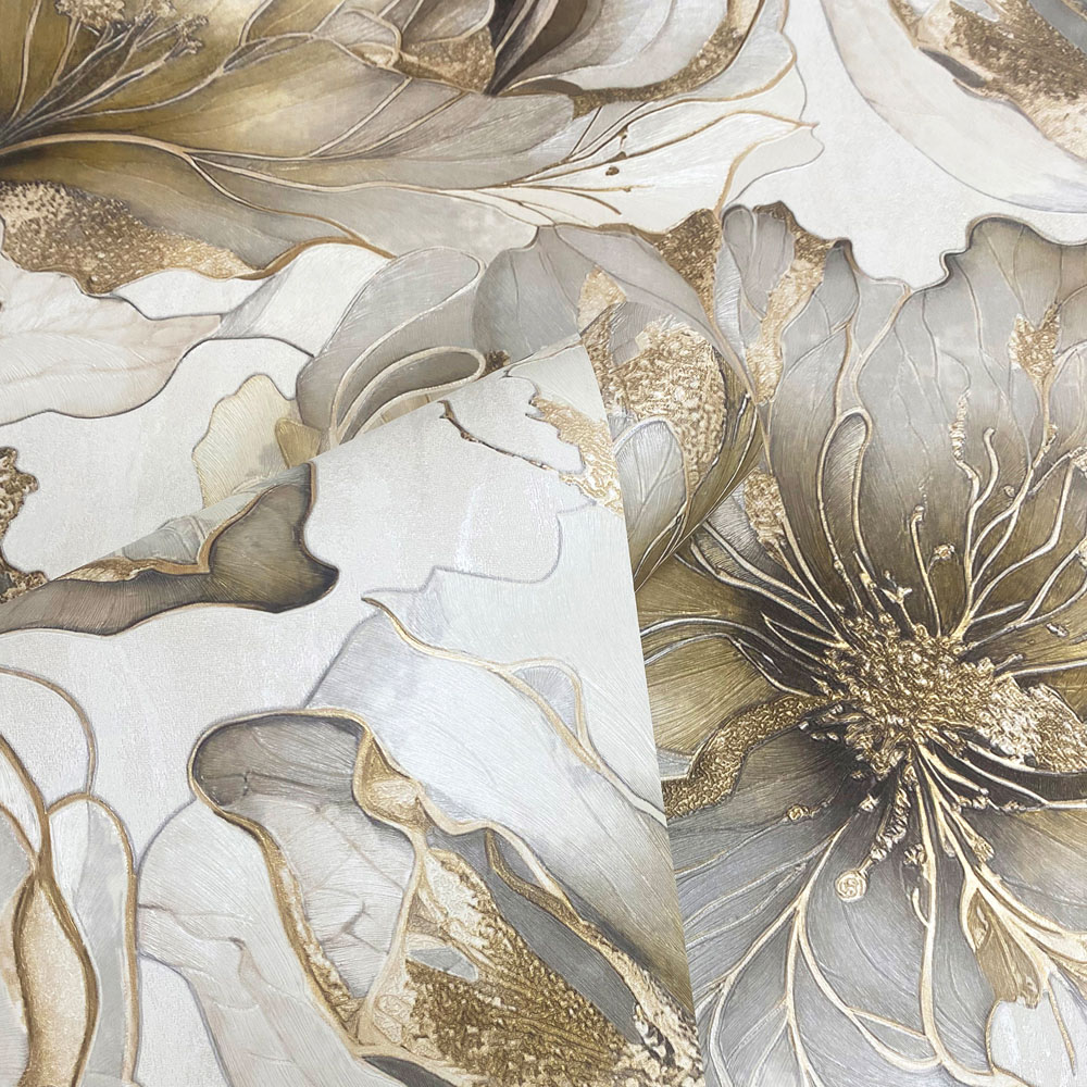Muriva Renata Floral Cream Wallpaper Image 5