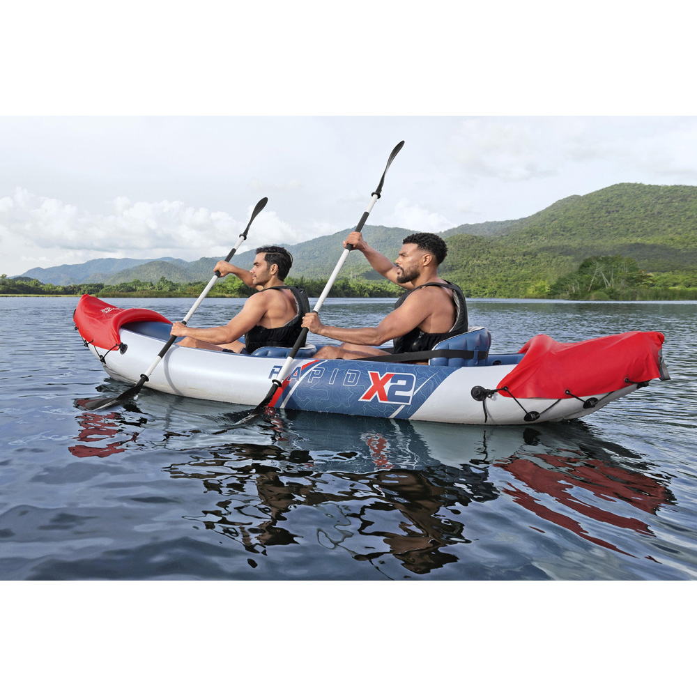 Bestway Hydro Force Rapid X2 2 Person Inflatable Kayak Set Image 8