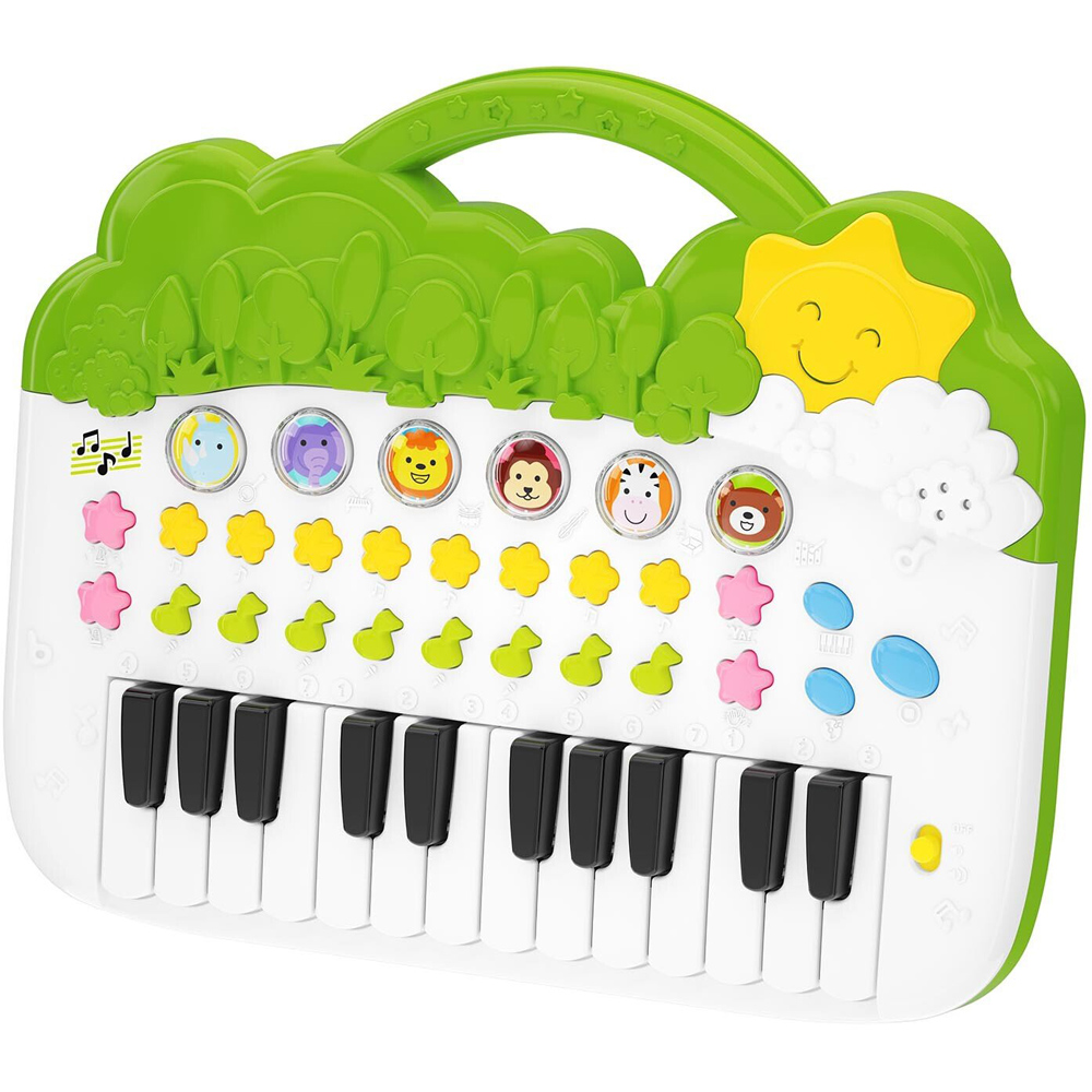 White Animal Piano Toy Image