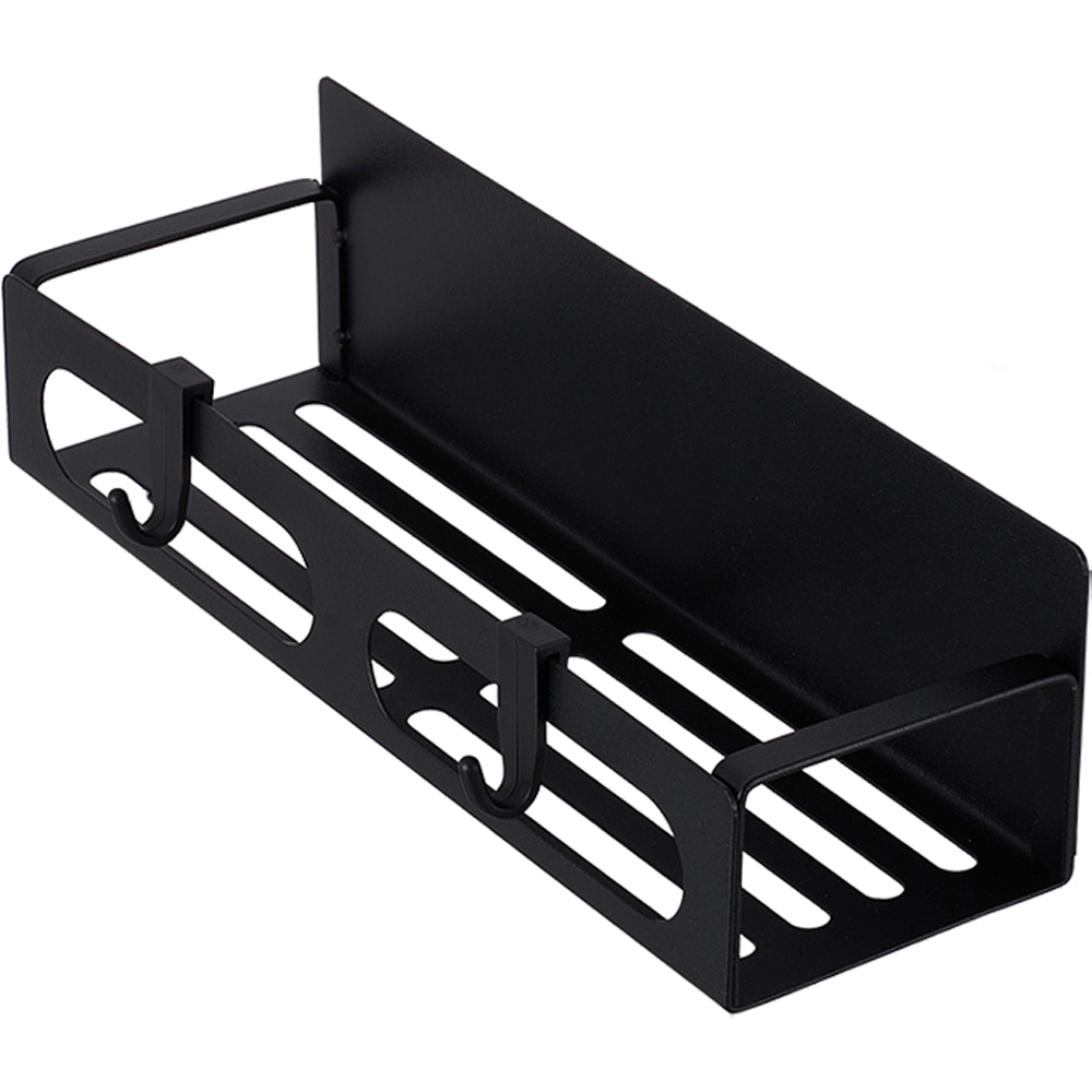 Living and Home 2-Piece Small Black Magnetic Storage Rack Set Image 3