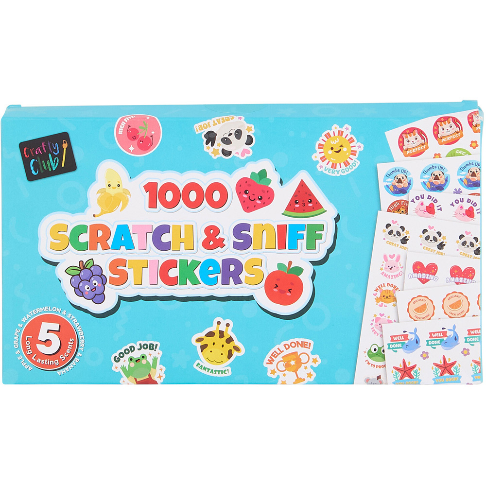 Scratch & Sniff Sticker Set 1000 Pieces Image 1