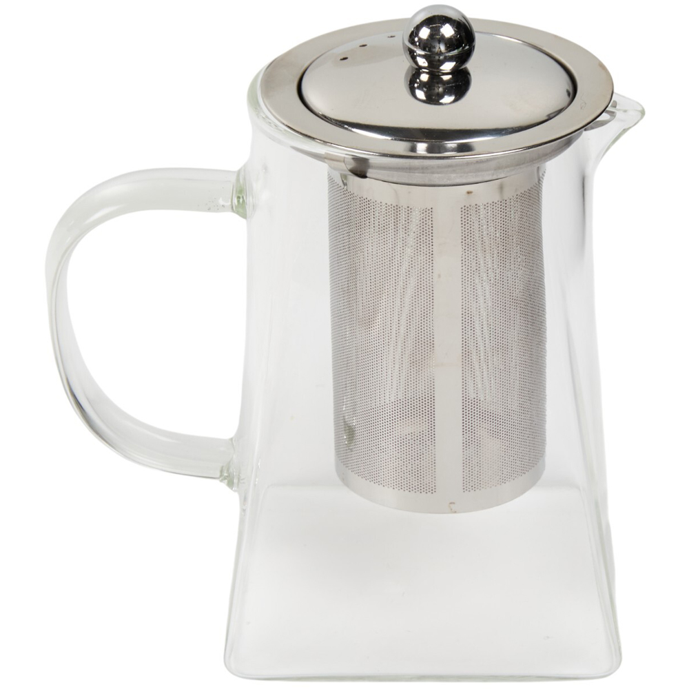 Glass Teapot with Tea Infuser Clear Image 4