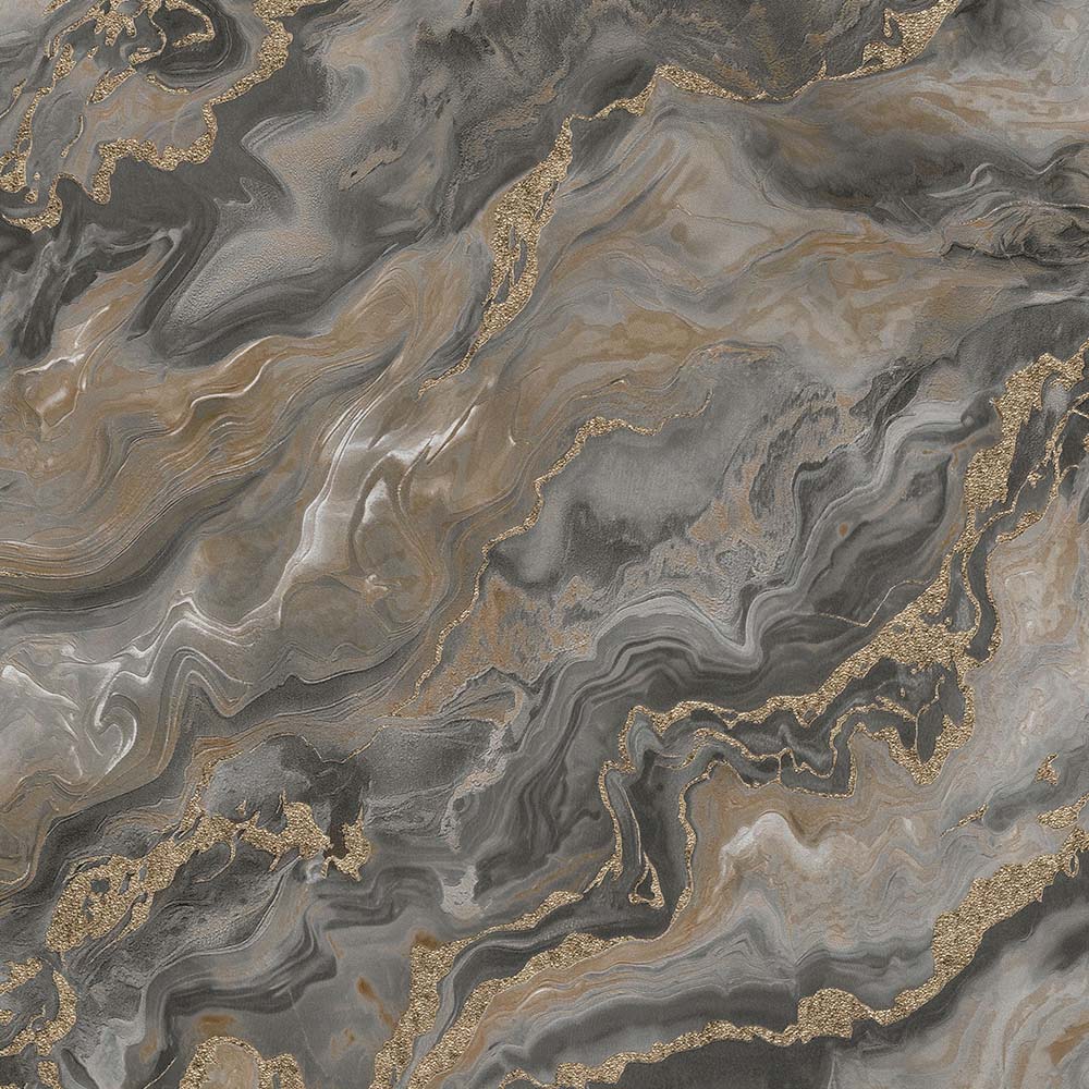 Elle Decoration Mystic Spell Taupe Vinyl Wallpaper by Erismann Image 1