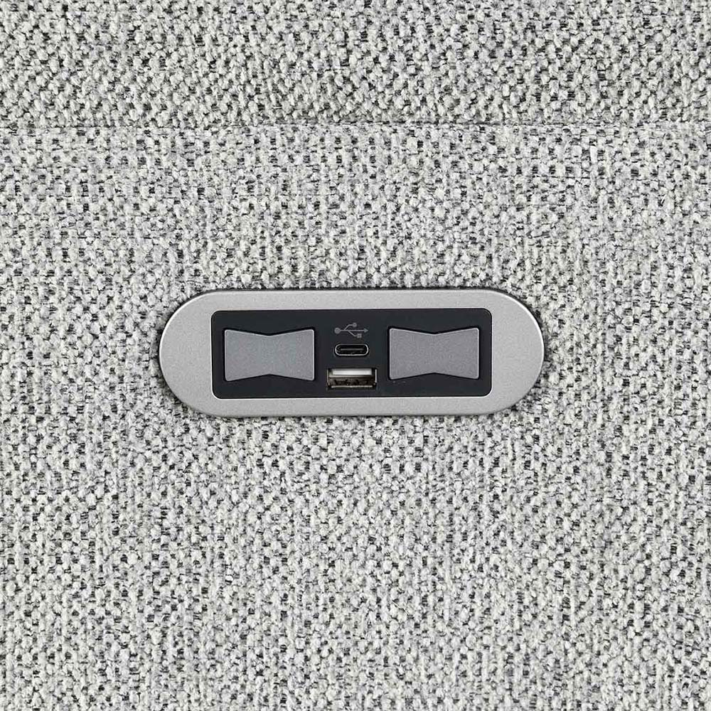 Eastside Light Grey Power Recliner Chair Image 5