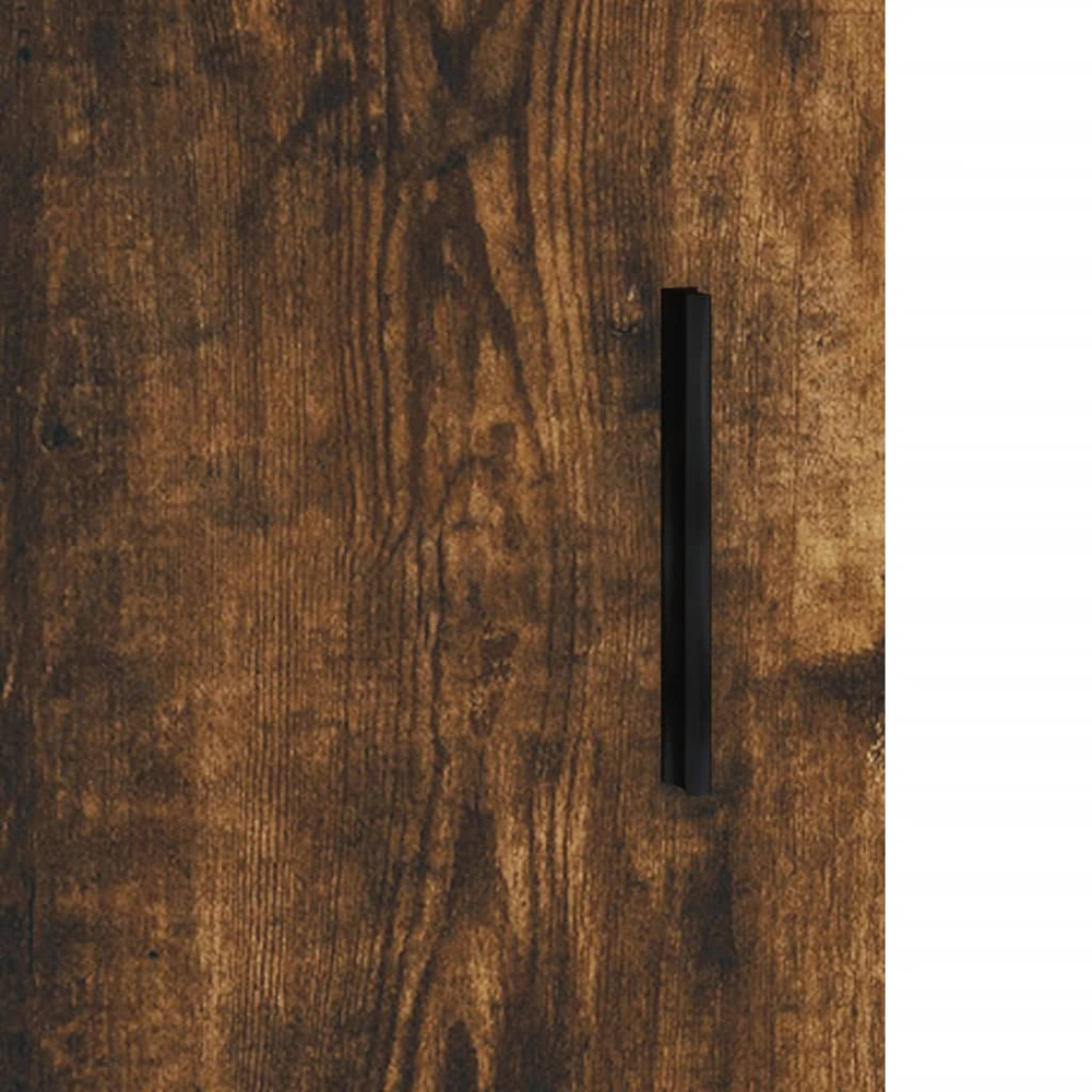 vidaXL 2 Door Brown Smoked Oak Wall Mounted Cabinet 2 Pack Image 8