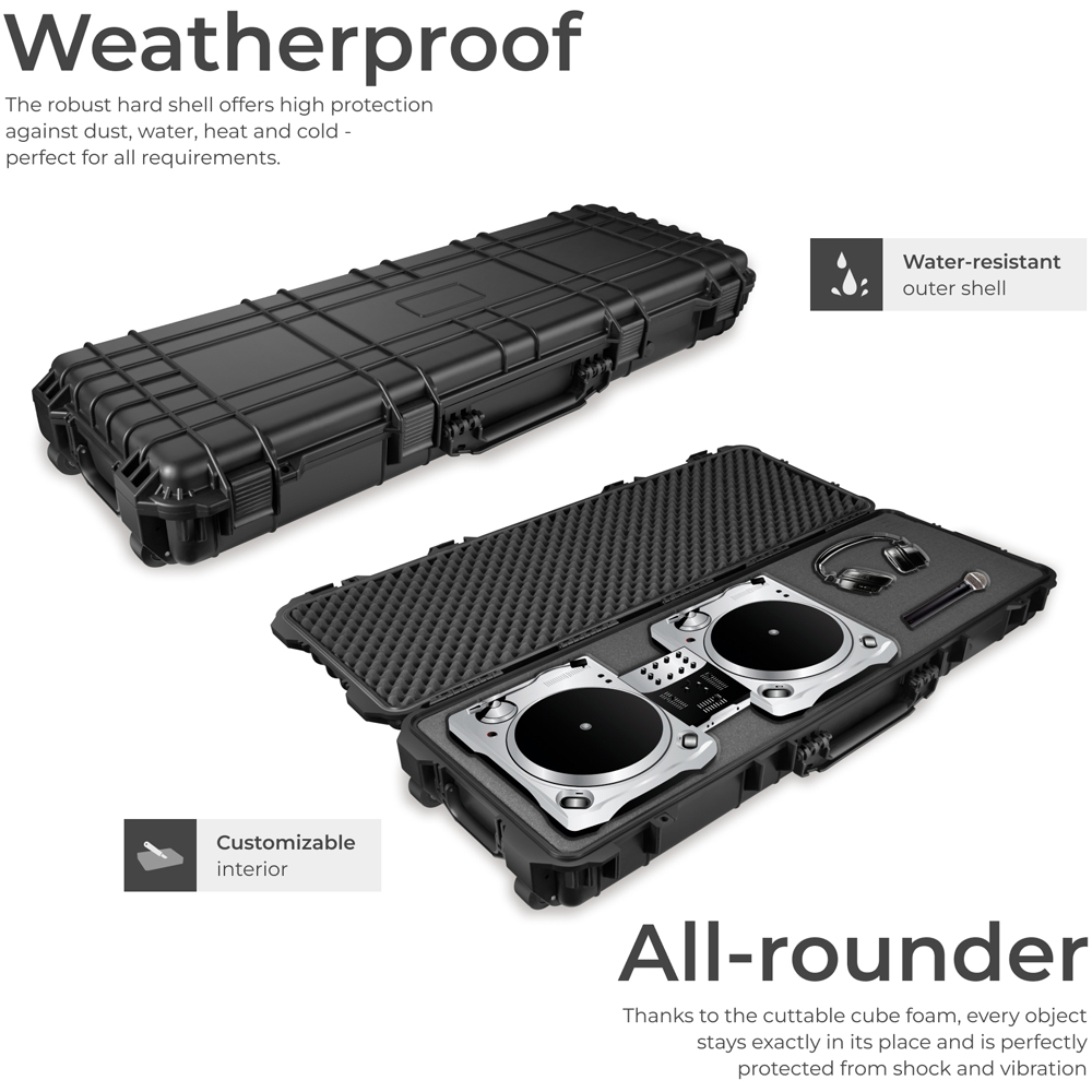 tectake Waterproof Hard Shell Carry Case Image 5