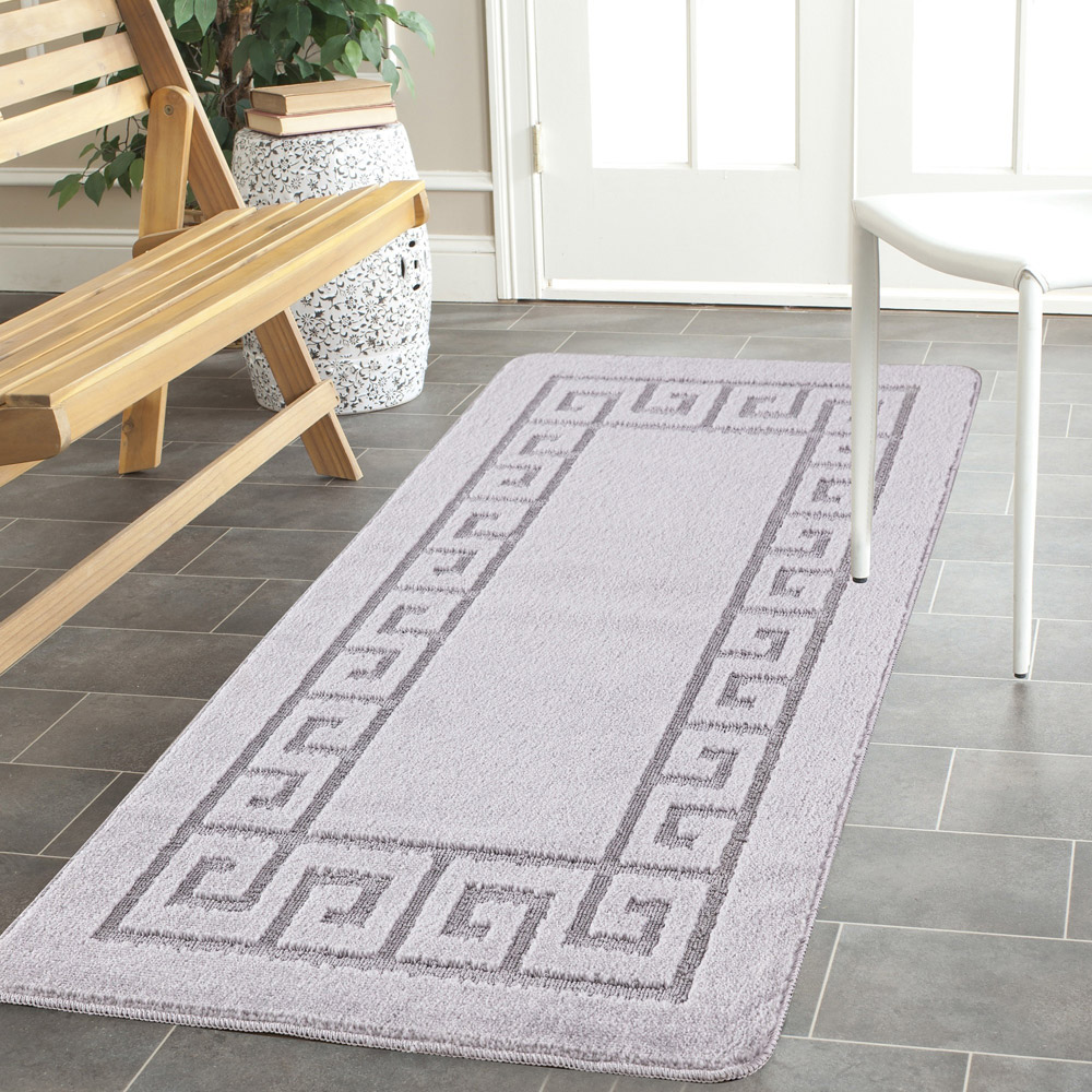 Smart Living Silver Plain Gel Back Non-Slip Mat 60 x 220cm Image 2