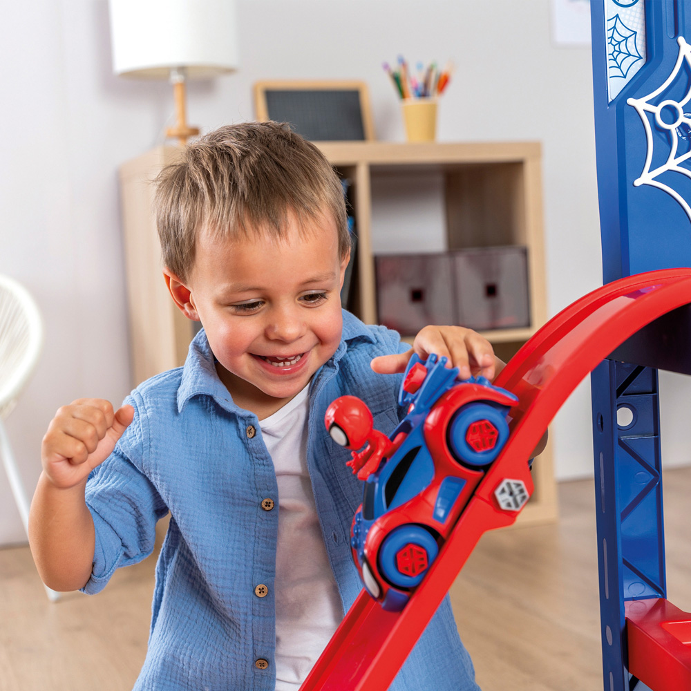 Smoby Marvel Spidey Amazing Friends Kids Bricolo Workbench with Tools and Storage Image 4